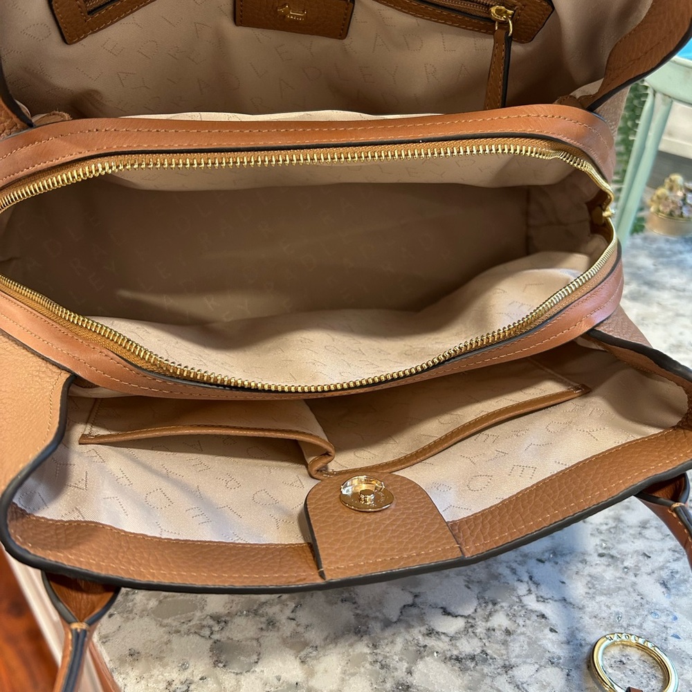 RADLEY LONDON Baylis Road Tan Leather Bag - Picture 8 of 11